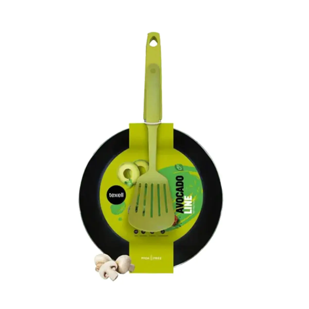 Texell Avocado TPA-D24 duboki tiganj 24 cm sa špatulom