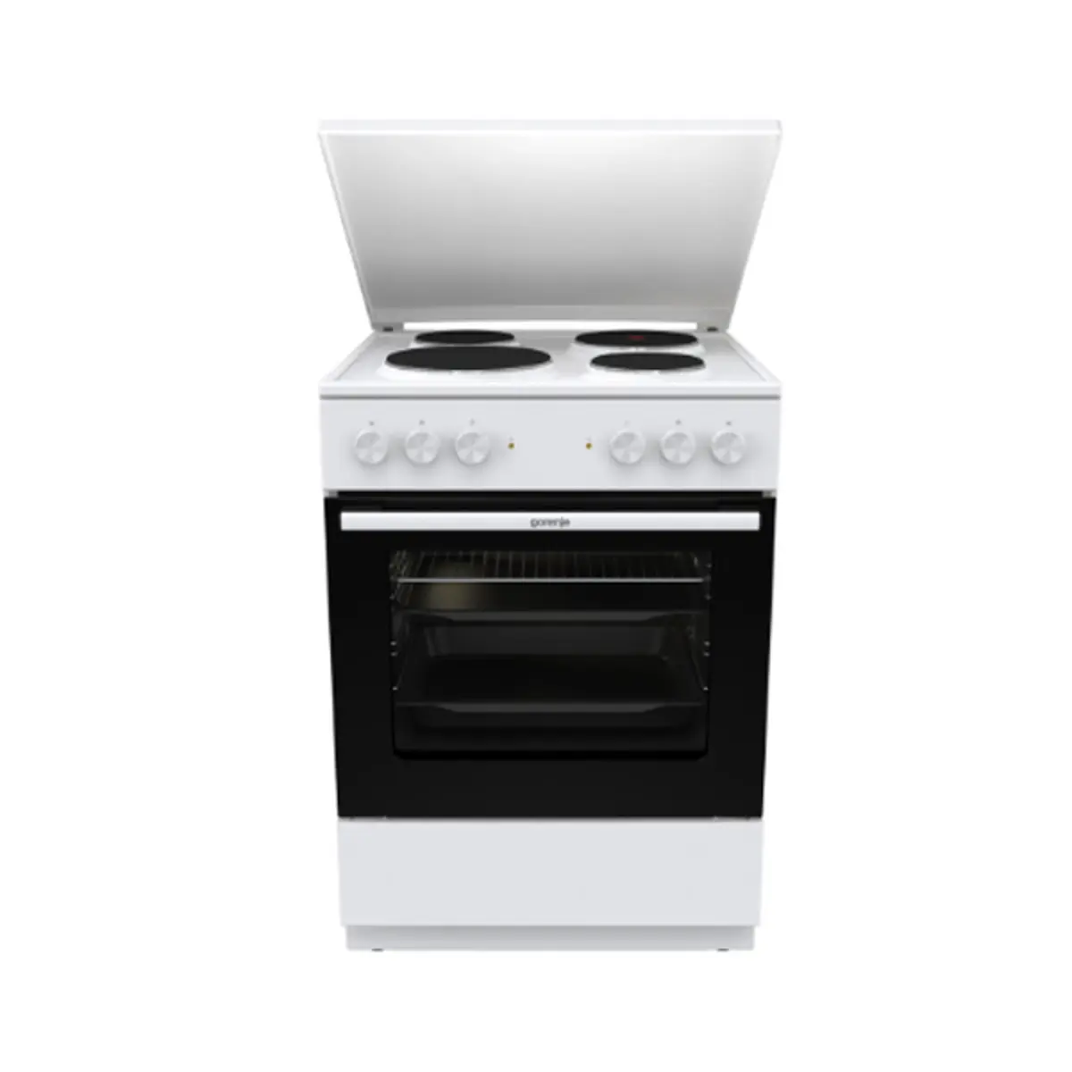 Gorenje GE6A41WB električni šporet, 71 l, beli, 60 cm