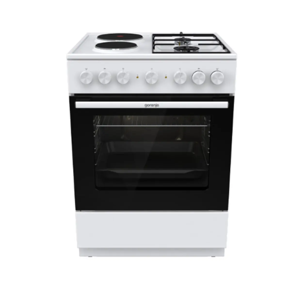 Gorenje GK6B40WG kombinovani šporet, 71 l, beli