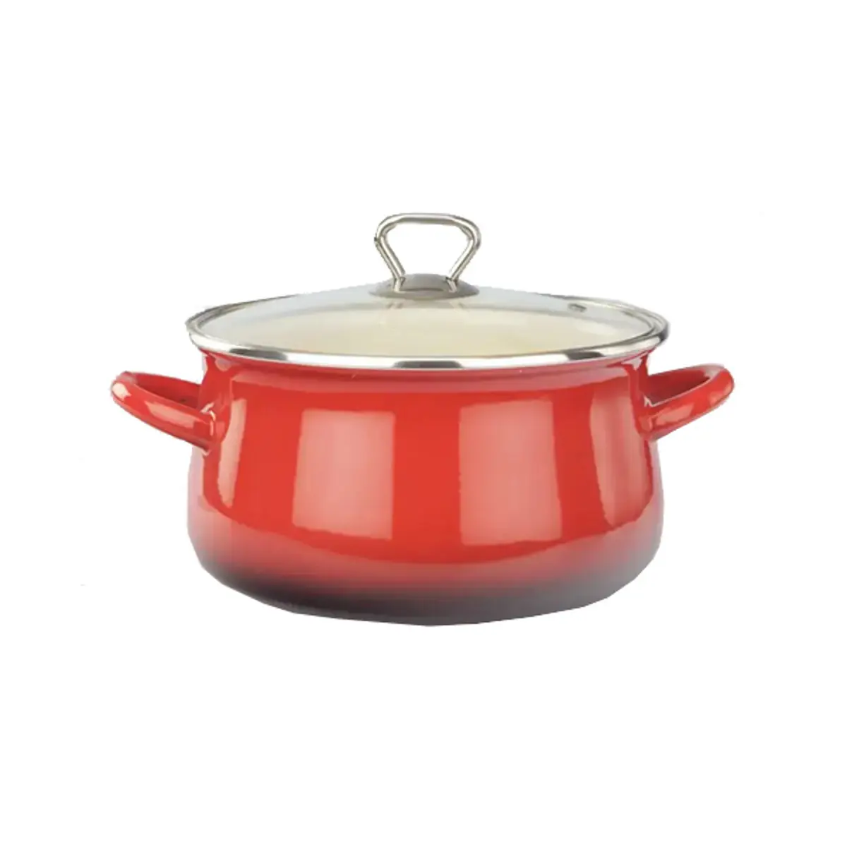 Texell TSE-P427 emajlirana šerpa sa staklenim poklopcem 3,8 l