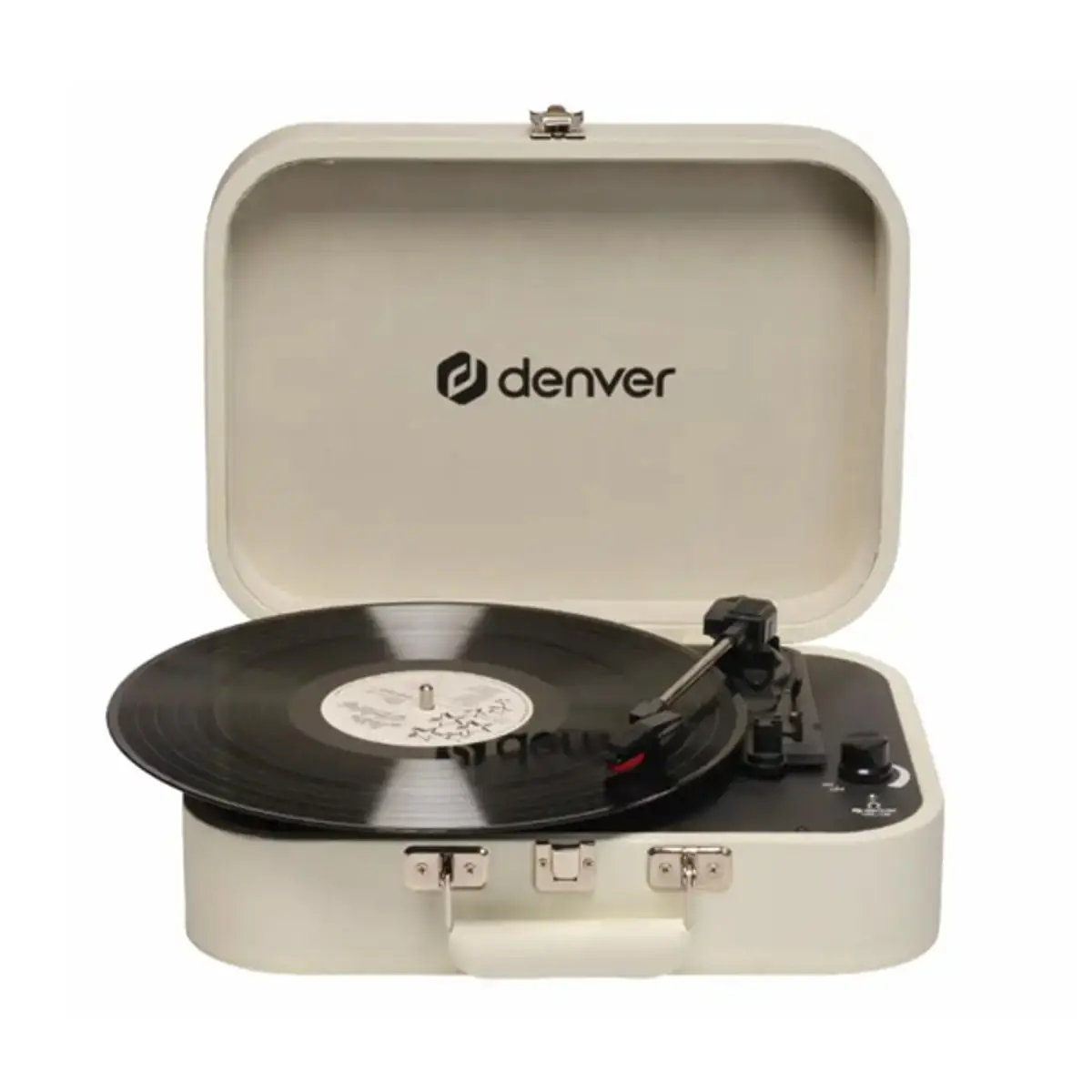 Prenosni gramofon Denver VPL-130 sa USB povezivanjem, bež
