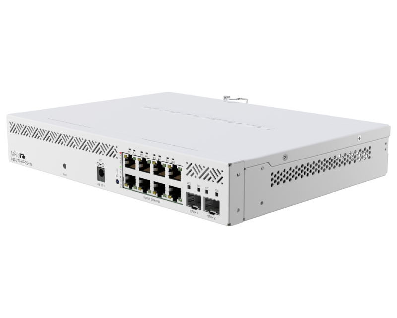 MikroTik CSS610-8P-2S+IN upravljivi PoE switch, 8× Gigabit i 2× SFP+