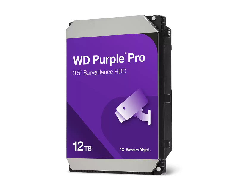 WD Purple Pro interni hard disk 12 TB, 3,5 inča, 7200 rpm