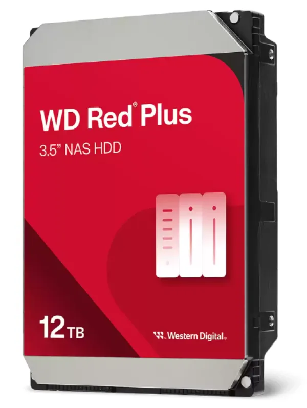 WD Red Plus interni hard disk 12 TB, 3,5 inča, WD120EFGX