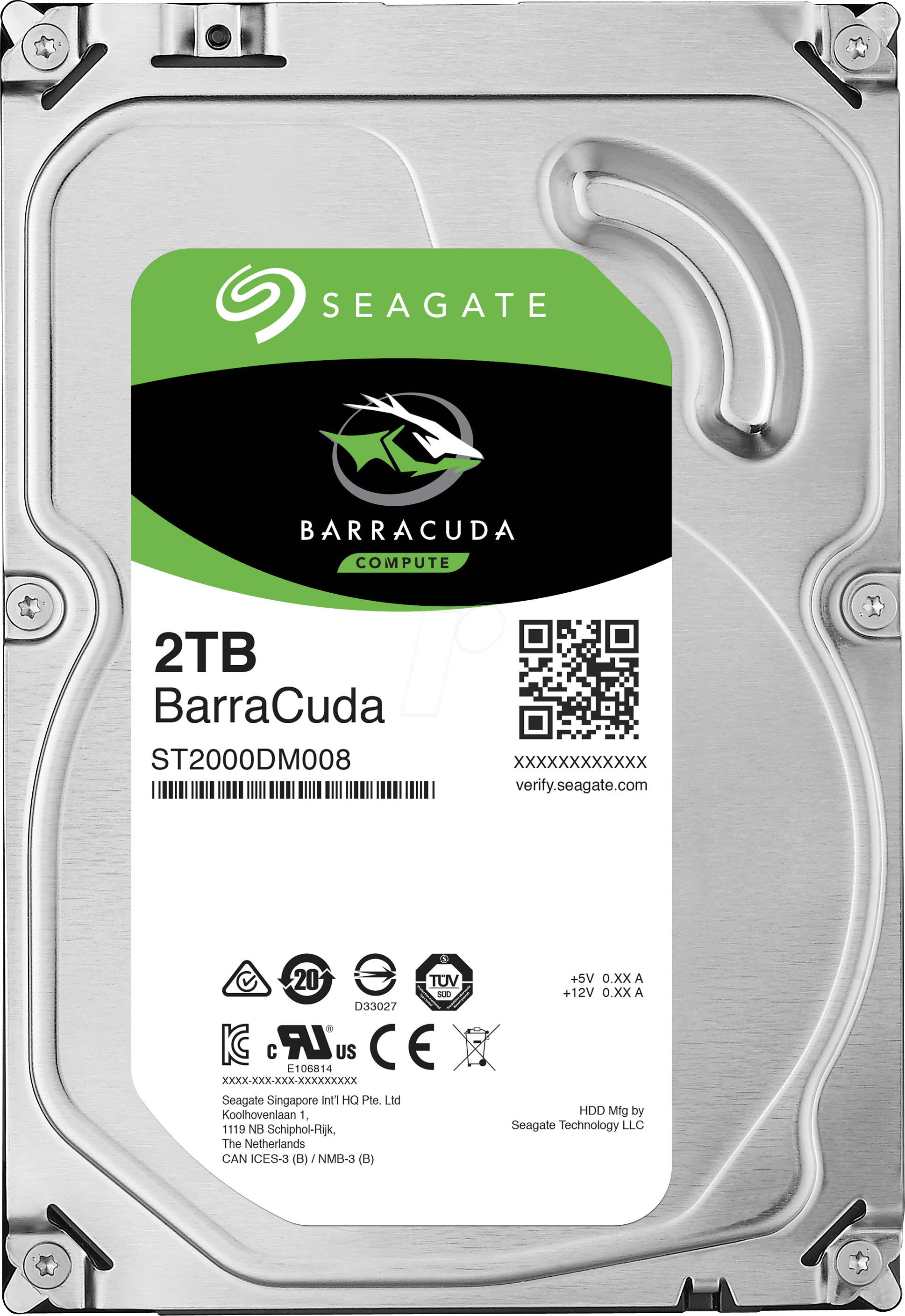 Seagate BarraCuda ST2000DM008 2 TB 3.5″ HDD