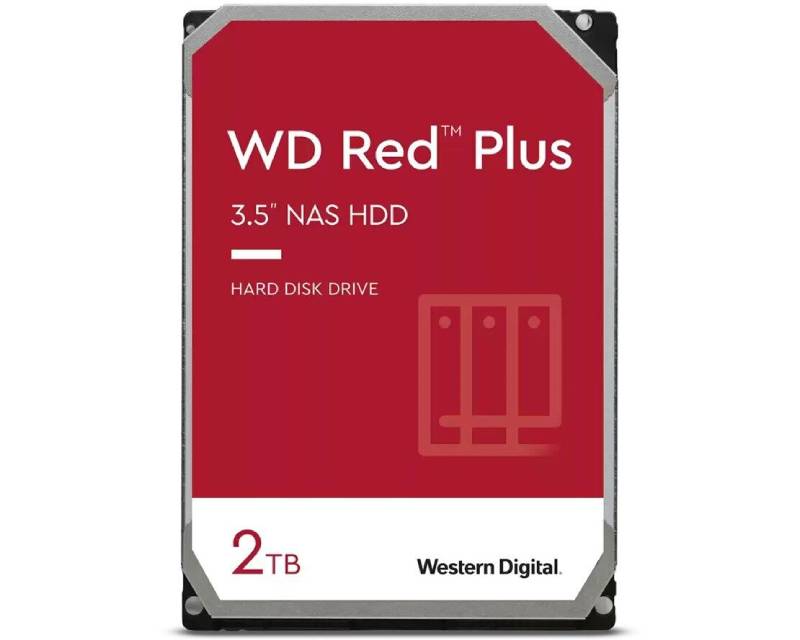 WD Red Plus WD20EFPX 2 TB NAS HDD 5400 o/min