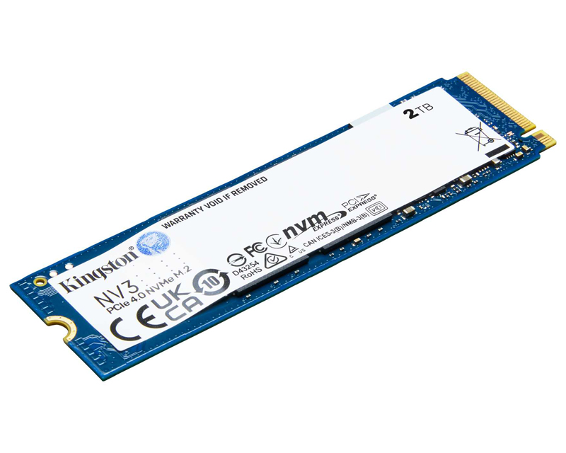 Kingston NV3 2 TB M.2 2280 PCIe 4.0 NVMe SSD SNV3S/2000G