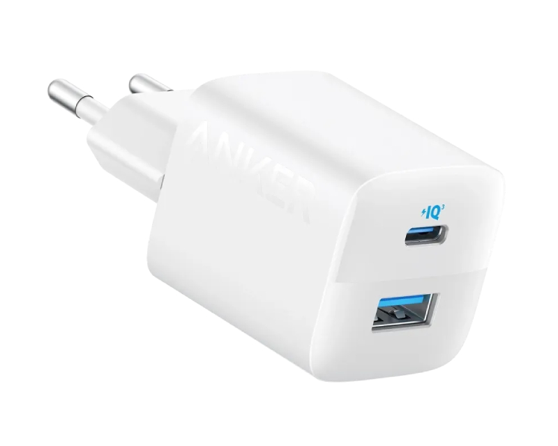 Anker 323 A2331G21 beli zidni punjač 33 W USB-C i USB-A