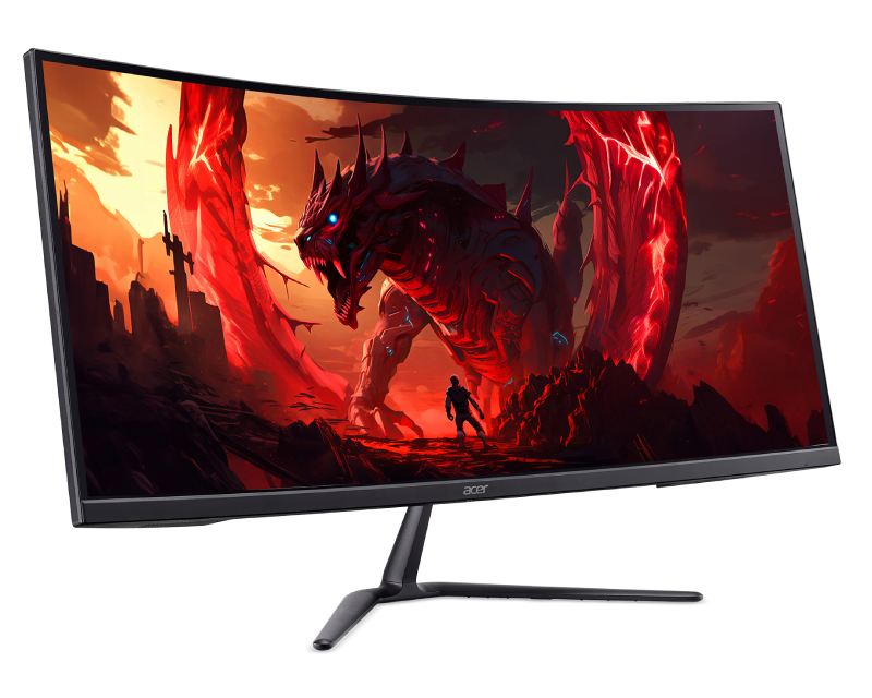 Acer Nitro ED340CUR J0 34-inčni zakrivljeni UWQHD gaming monitor, 120 Hz
