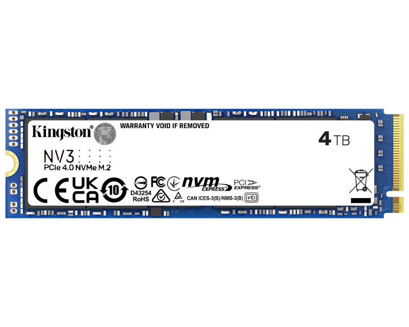 Kingston NV3 4TB M.2 NVMe SSD SNV3S/4000G