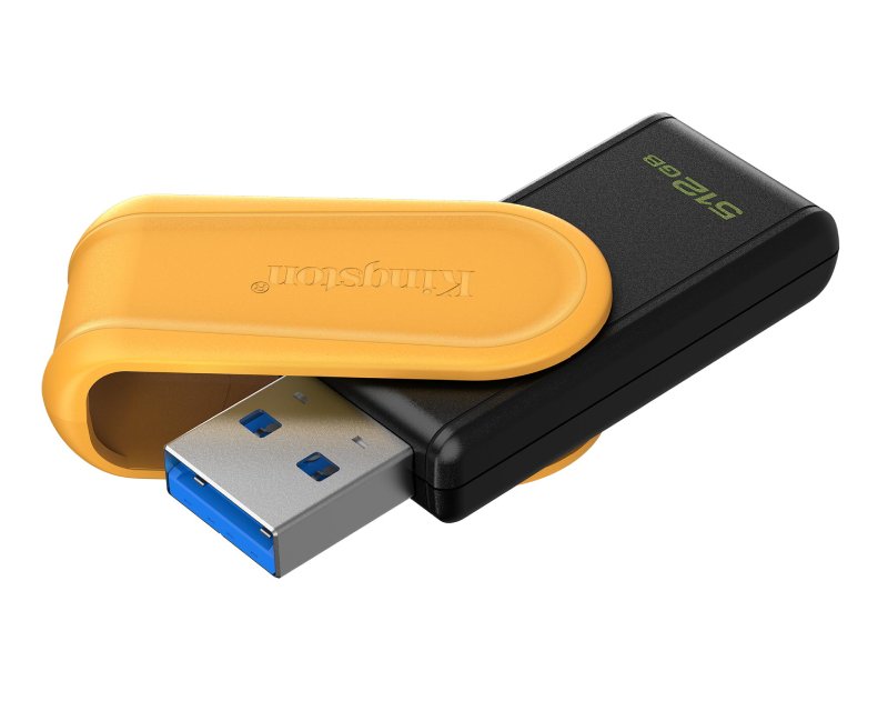 Kingston DataTraveler Exodia S 512GB USB 3.2 Gen 1 fleš memorija, crno-žuta