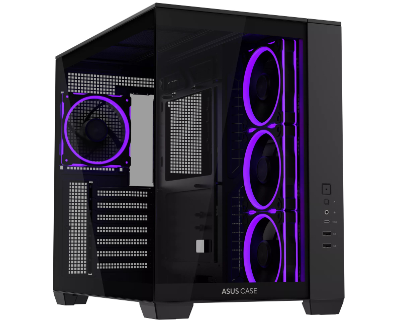 ASUS A32 PLUS TG ARGB Black microATX kućište