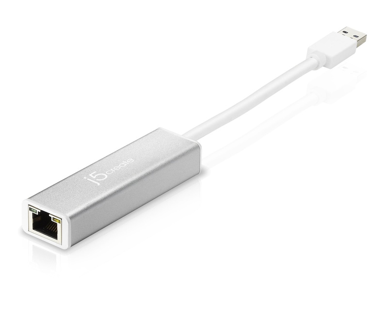 Fast Asia OST05604 USB 3.0 Gigabit Ethernet adapter, metal sivi
