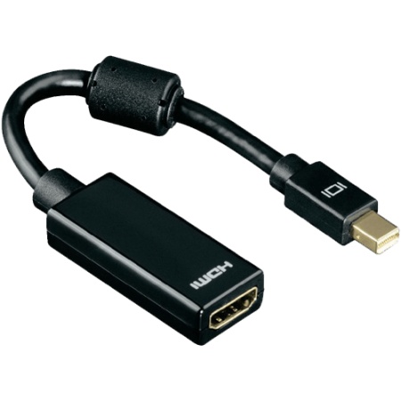 FAST ASIA Mini DisplayPort na HDMI adapter, crni, 10 cm