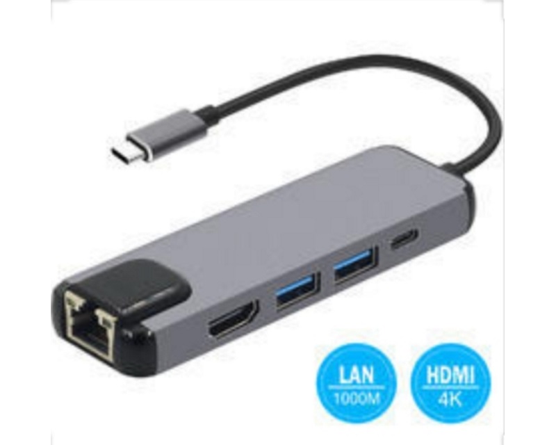Fast Asia OST04359 USB-C hub sa HDMI, RJ45 i 2 USB 3.0 porta