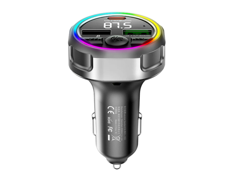 REMAX CC02 RGB auto punjač i FM transmiter 48 W
