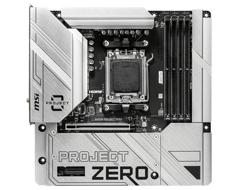 MSI B650M PROJECT ZERO microATX matična ploča za AMD AM5