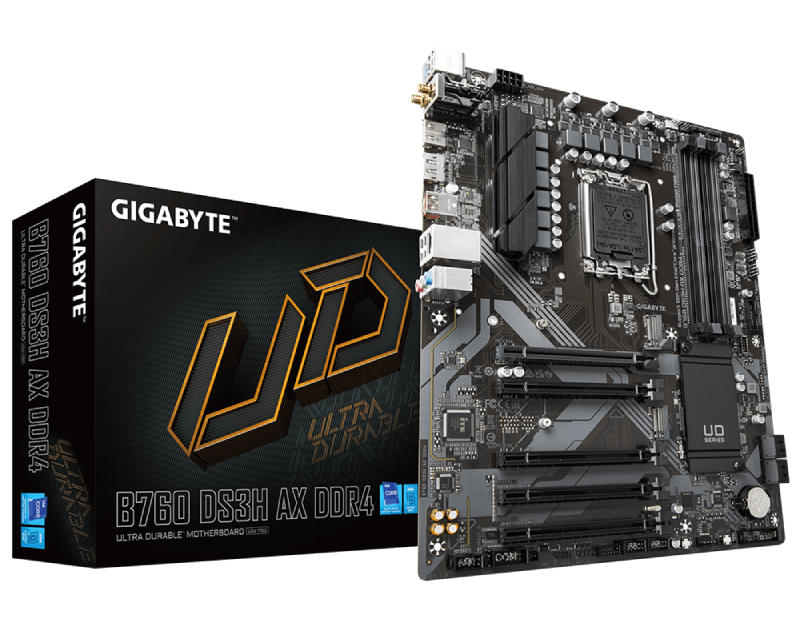 Gigabyte B760 DS3H AX DDR4 rev. 1.0 ATX matična ploča