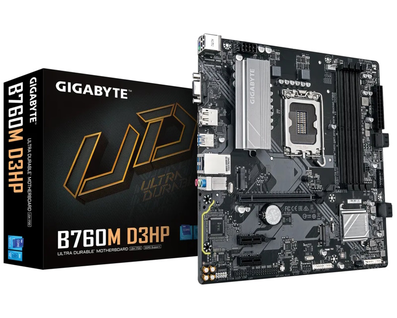 Gigabyte B760M D3HP G10 LGA1700 DDR5 microATX matična ploča