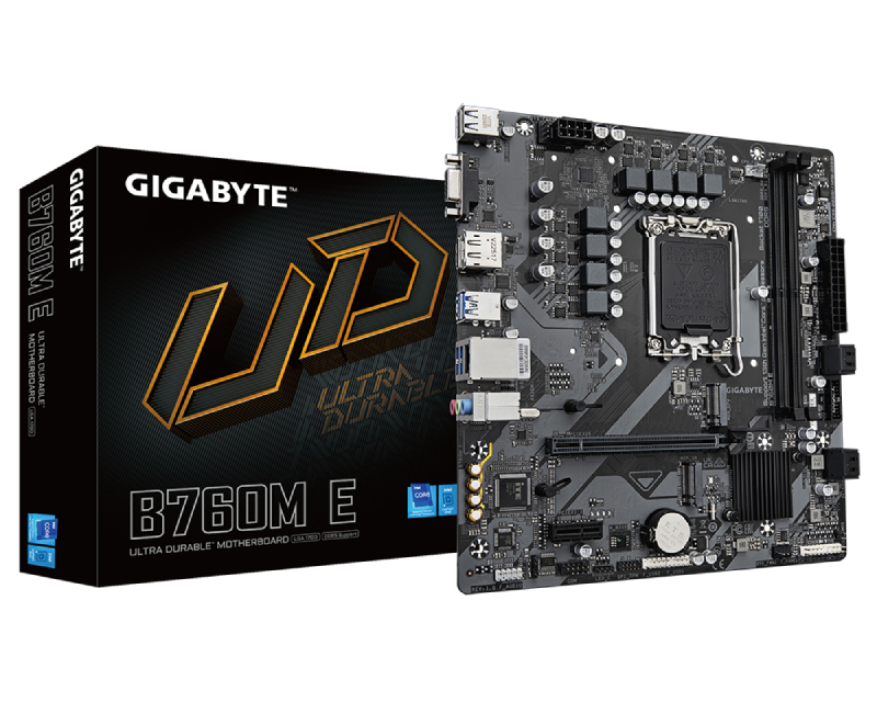 Gigabyte B760M E rev. 1.0 microATX DDR5 matična ploča