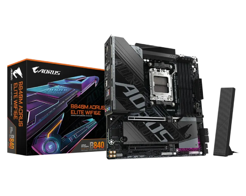 Gigabyte B840M AORUS ELITE WIFI6E Rev. 1.0 AM5 matična ploča