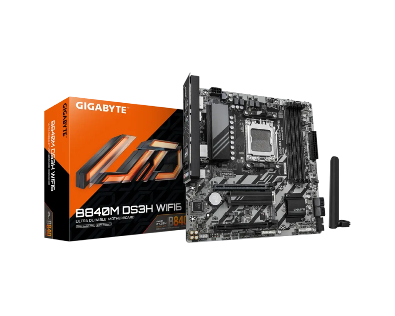 Gigabyte B840M DS3H WIFI6 AM5 microATX matična ploča