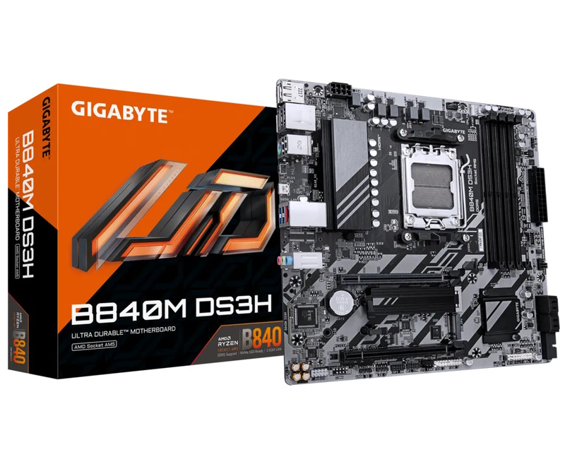 Gigabyte B840M DS3H rev. 1.0 AM5 DDR5 microATX matična ploča