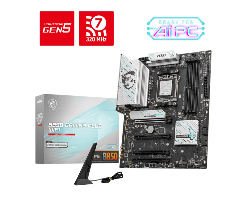 MSI B850 Gaming Plus WiFi AM5 ATX matična ploča