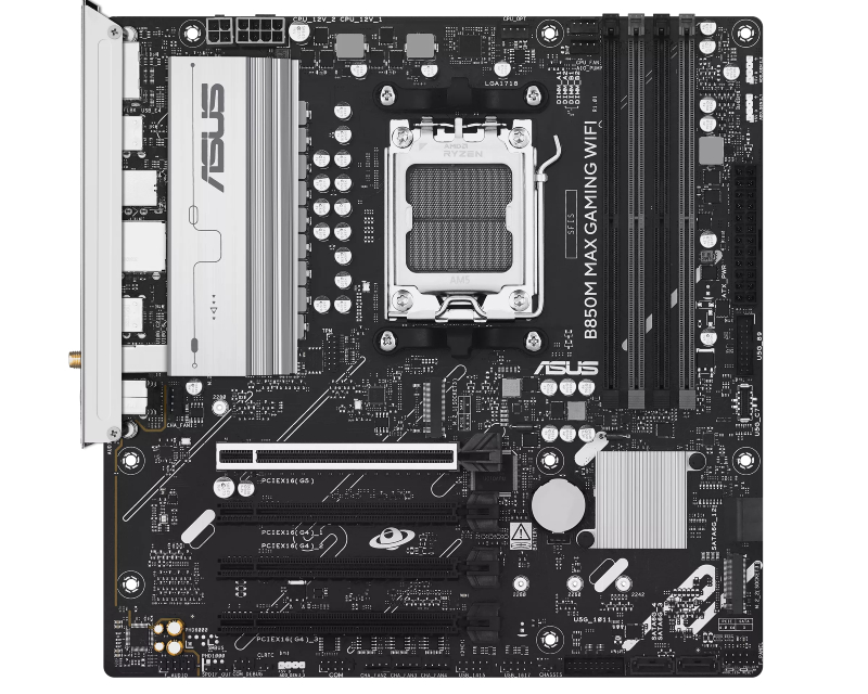 ASUS B850M MAX GAMING WIFI B850 microATX matična ploča za AM5