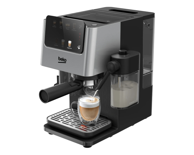 BEKO CED 7524 X poluautomatski espresso aparat sa mlinom i penilicom za mleko