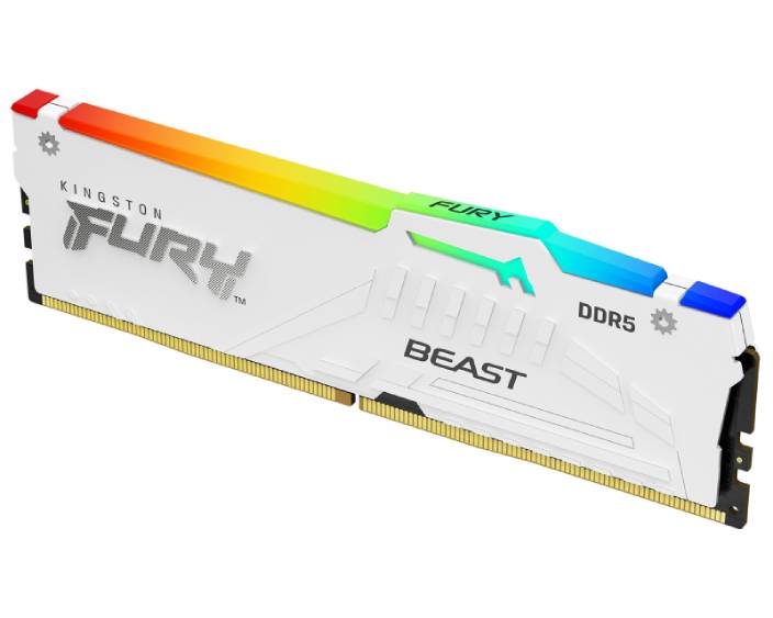 Kingston FURY Beast White RGB DDR5 32GB 5600MT/s KF556C36BWEA-32