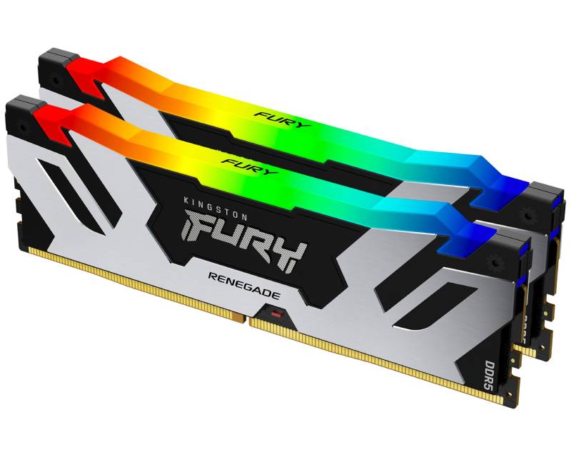 Kingston FURY Renegade RGB Silver DDR5 48GB Kit 8000MT/s KF580C38RSAK2-48