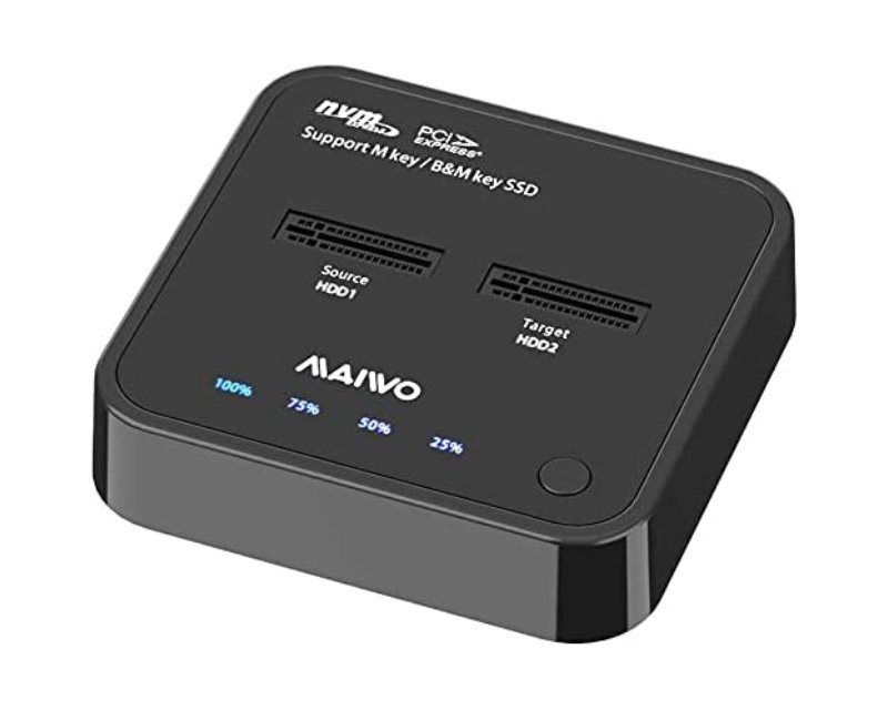 MAIWO K3016P2 USB-C stanica za dva M.2 NVMe SSD-a sa kloniranjem