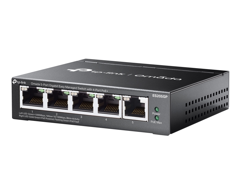 TP-Link Omada ES205GP gigabitni PoE+ svič sa 5 portova