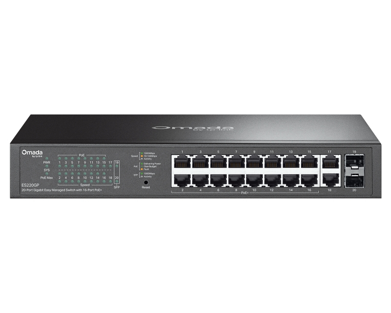 TP-Link Omada ES220GP 20-portni Easy Managed PoE+ svič