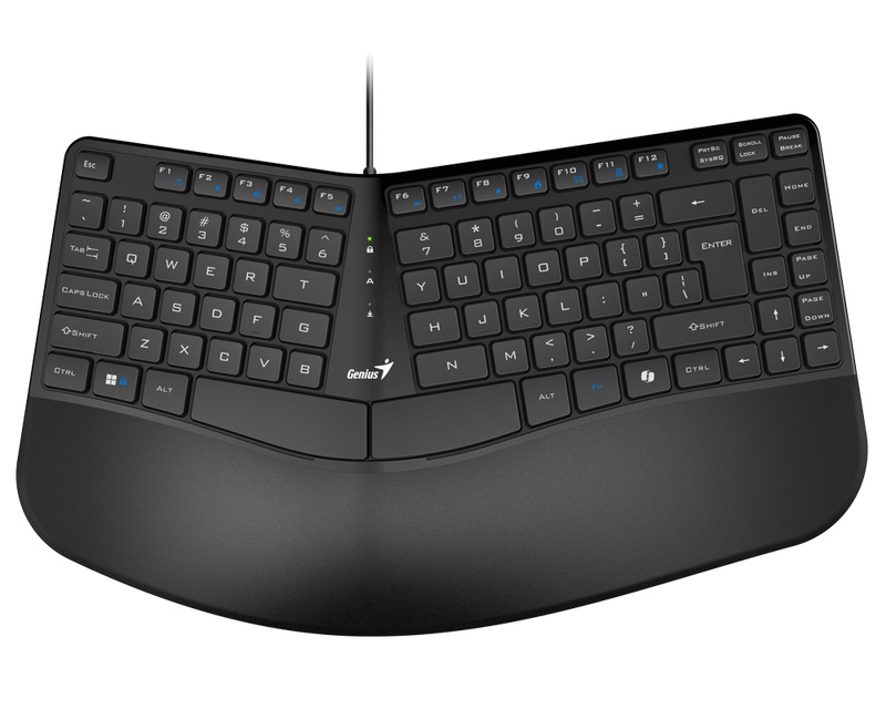Genius Ergo KB-700 ergonomska USB tastatura US rasporeda, crna
