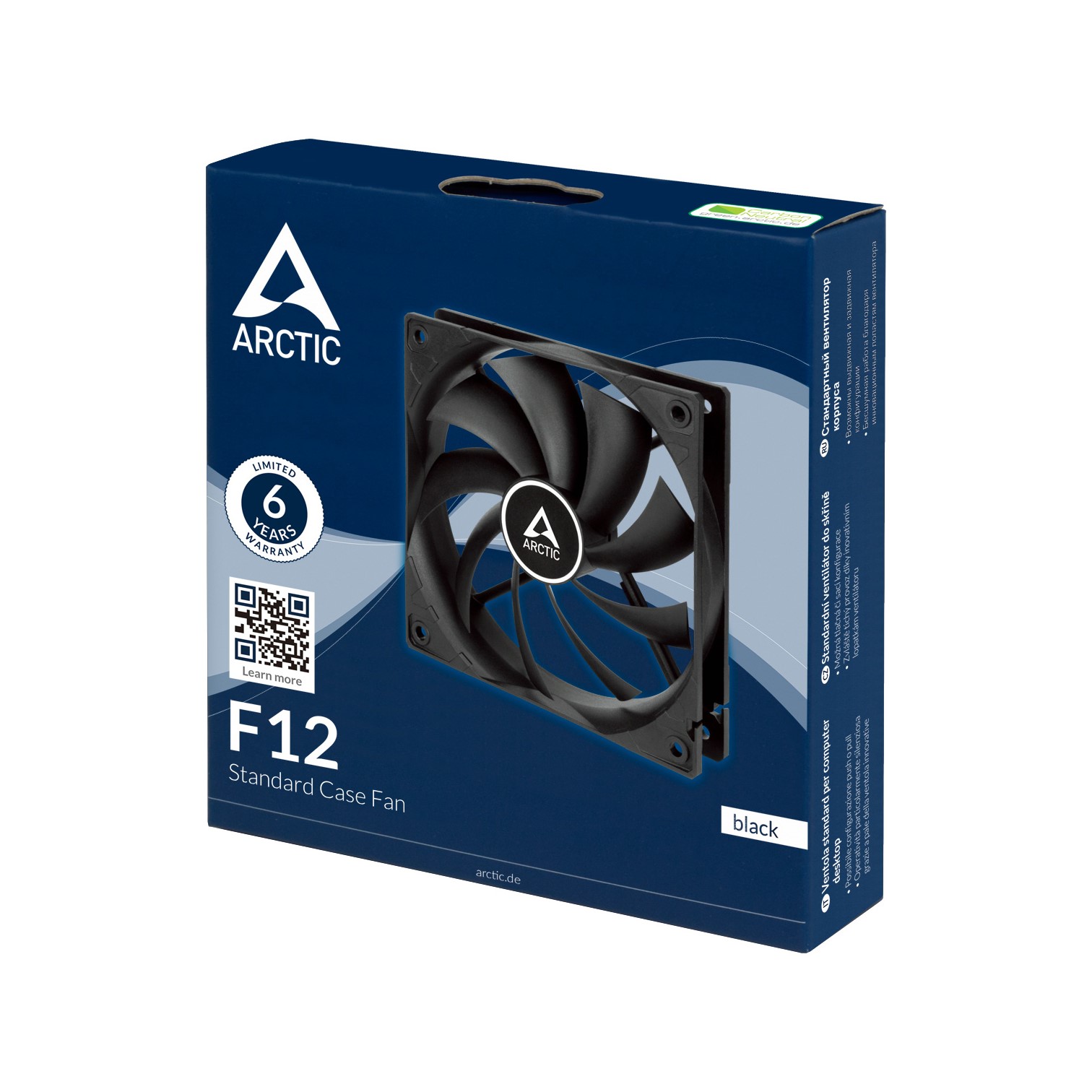 ARCTIC F12 PST crni kućišni ventilator 120 mm