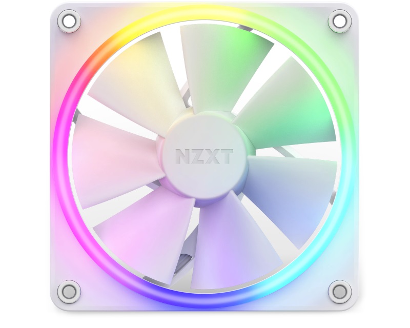 NZXT F120 RGB beli 120 mm ventilator sa adresabilnim osvetljenjem