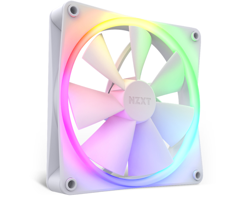 NZXT F140 RGB beli 140 mm ventilator sa adresabilnim osvetljenjem