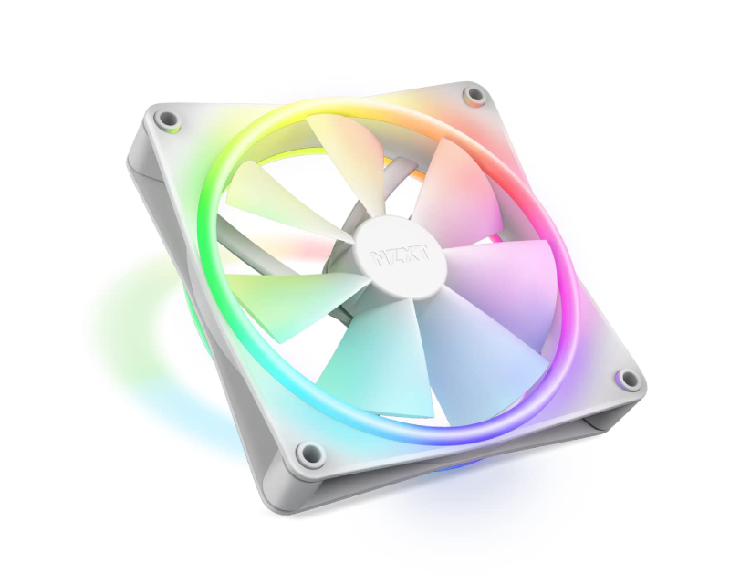 NZXT F140 RGB Duo beli PWM ventilator za kućište 140 mm