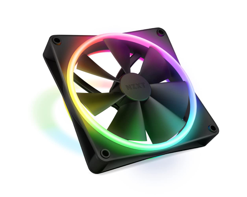 NZXT F140 RGB Duo crni PWM ventilator za kućište 140 mm