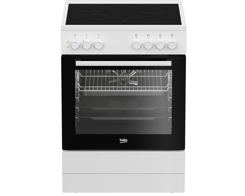 Beko FBE67100GWS električni šporet sa staklokeramičkom pločom
