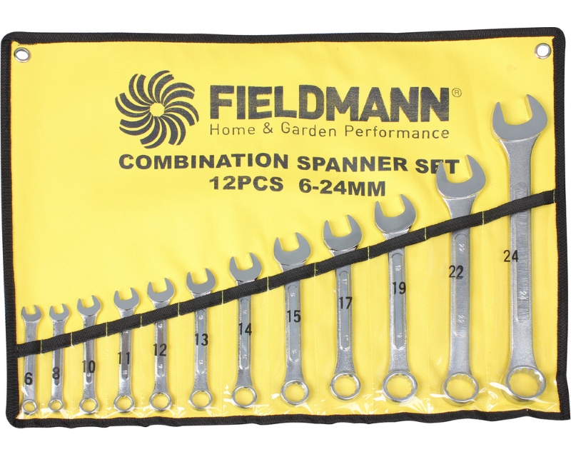 Fieldmann FDN 1010 set viljuškasto-okastih ključeva, 12 komada, CR-V