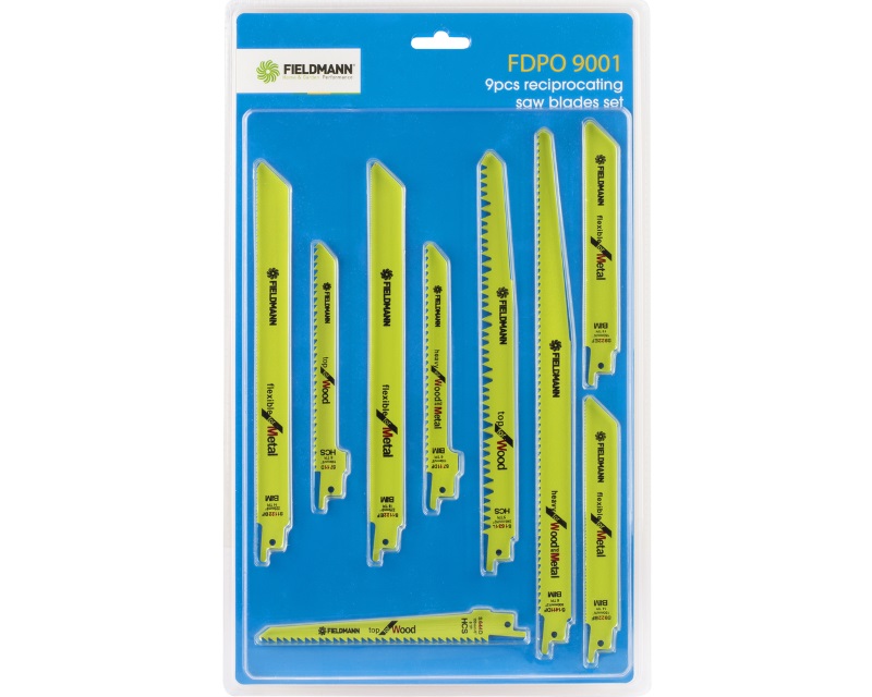Fieldmann FDPO 9001 set listova za sabljastu testeru, 9 komada
