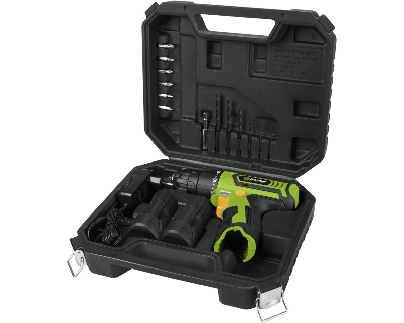Fieldmann FDV 10252-A akumulatorska bušilica 12 V sa priborom