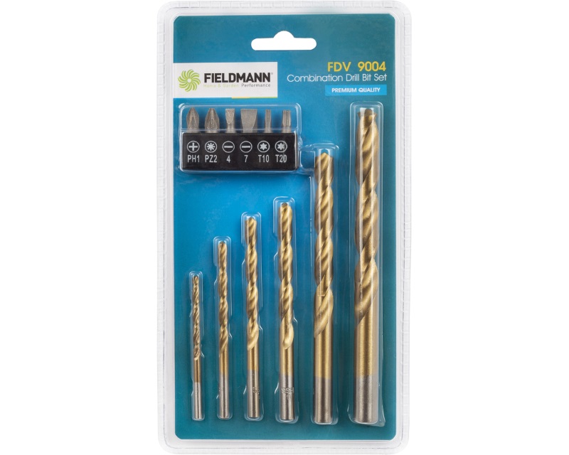 Fieldmann FDV 9004 set burgija za metal i bitova, 12 delova