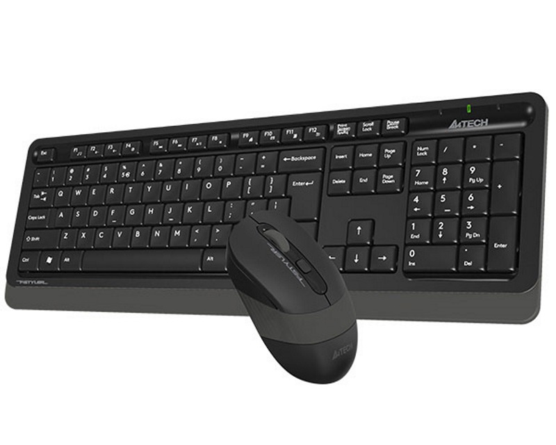 A4Tech FG1010 Fstyler bežični set tastature i miša, sivi