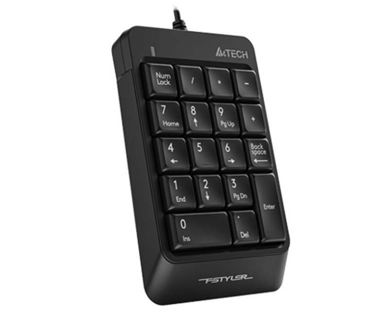 A4Tech FK13P crna numerička tastatura sa 18 tastera