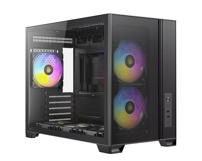 Antec FLUX M microATX kućište sa 6 ugrađenih ventilatora
