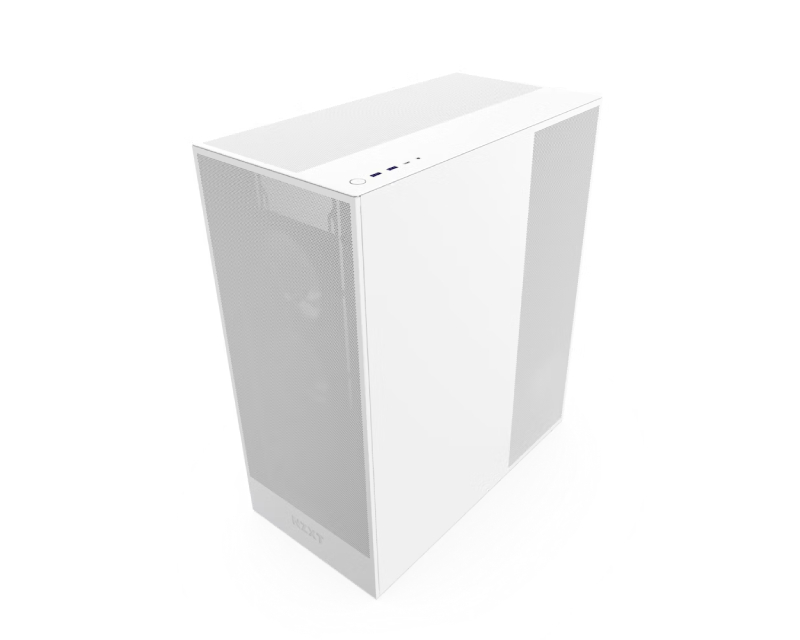 NZXT H7 Flow belo Mid Tower kućište sa tri F120Q ventilatora